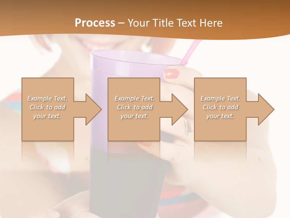 Caucasian White Isolated PowerPoint Template