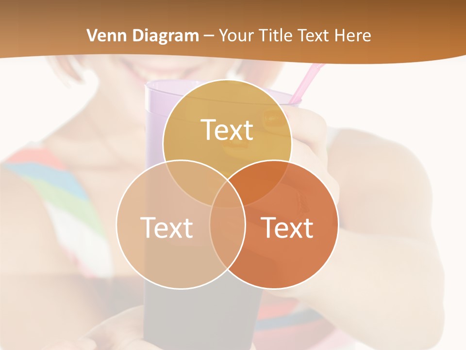 Caucasian White Isolated PowerPoint Template