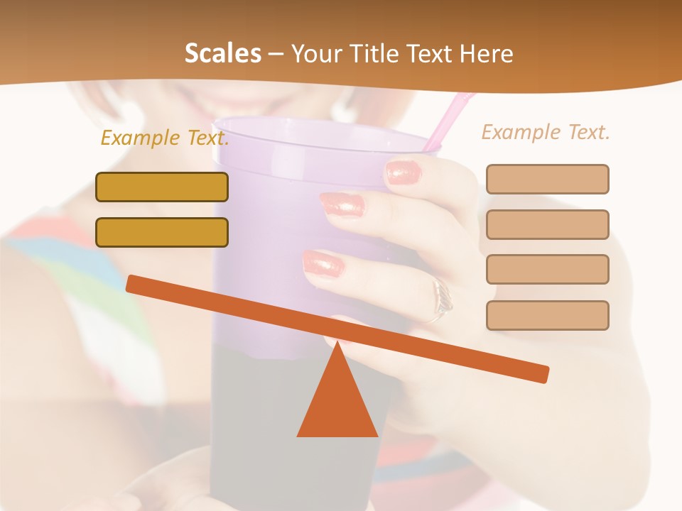 Caucasian White Isolated PowerPoint Template