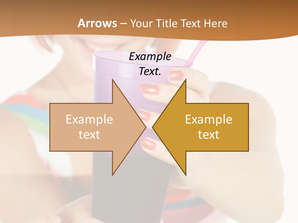 Caucasian White Isolated PowerPoint Template