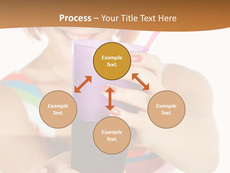 Caucasian White Isolated PowerPoint Template