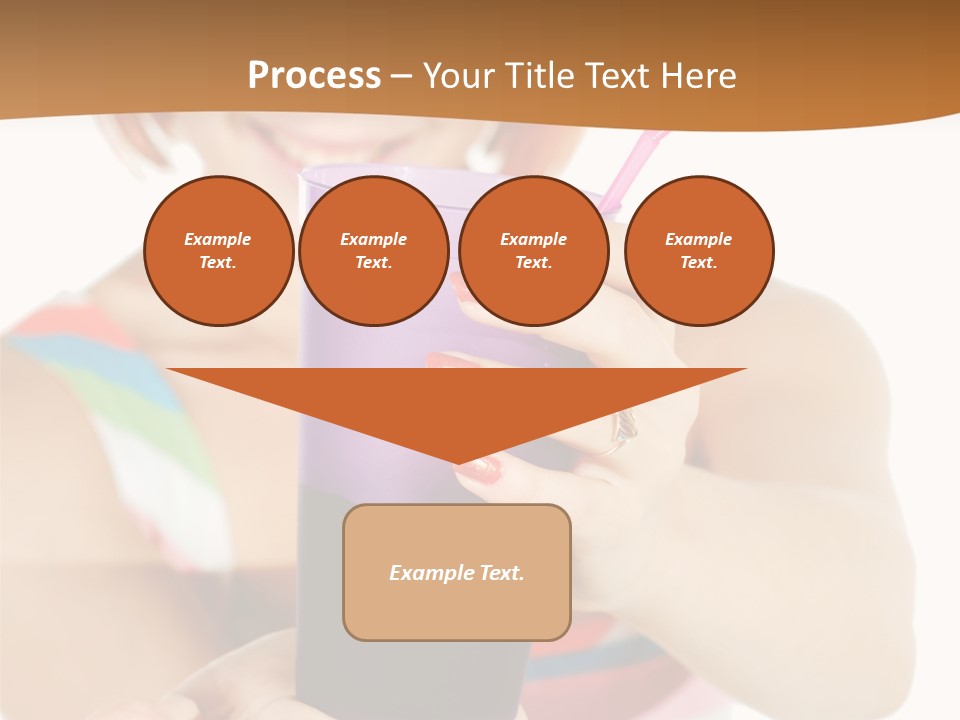 Caucasian White Isolated PowerPoint Template