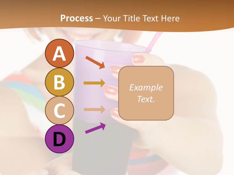 Caucasian White Isolated PowerPoint Template