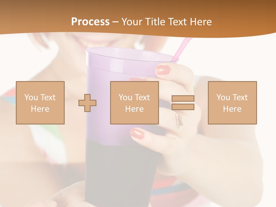 Caucasian White Isolated PowerPoint Template