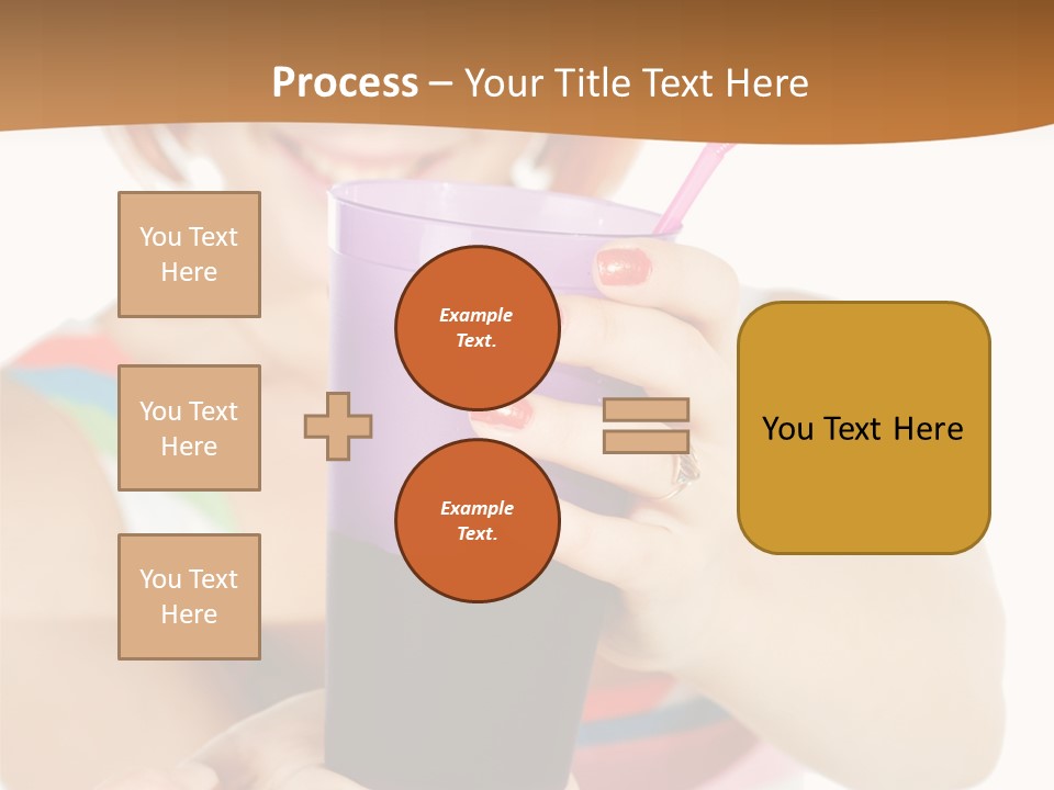 Caucasian White Isolated PowerPoint Template