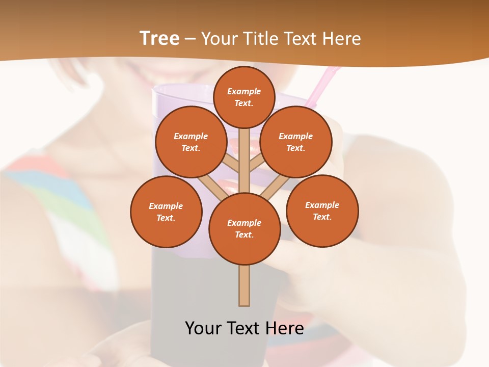 Caucasian White Isolated PowerPoint Template