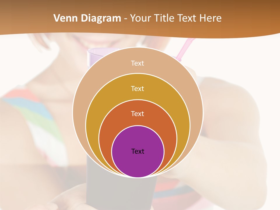 Caucasian White Isolated PowerPoint Template