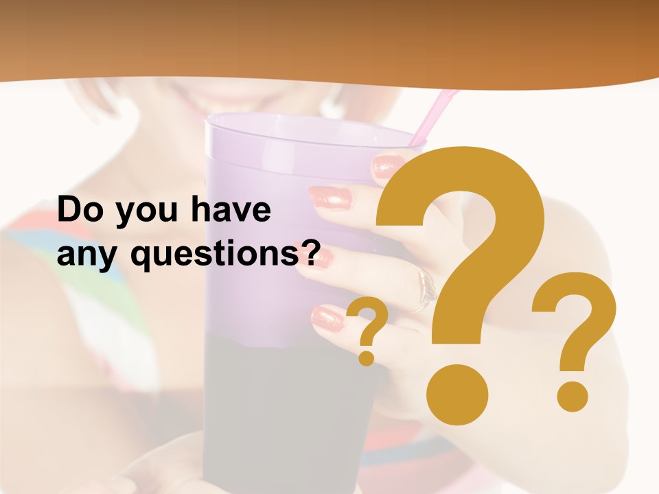 Caucasian White Isolated PowerPoint Template