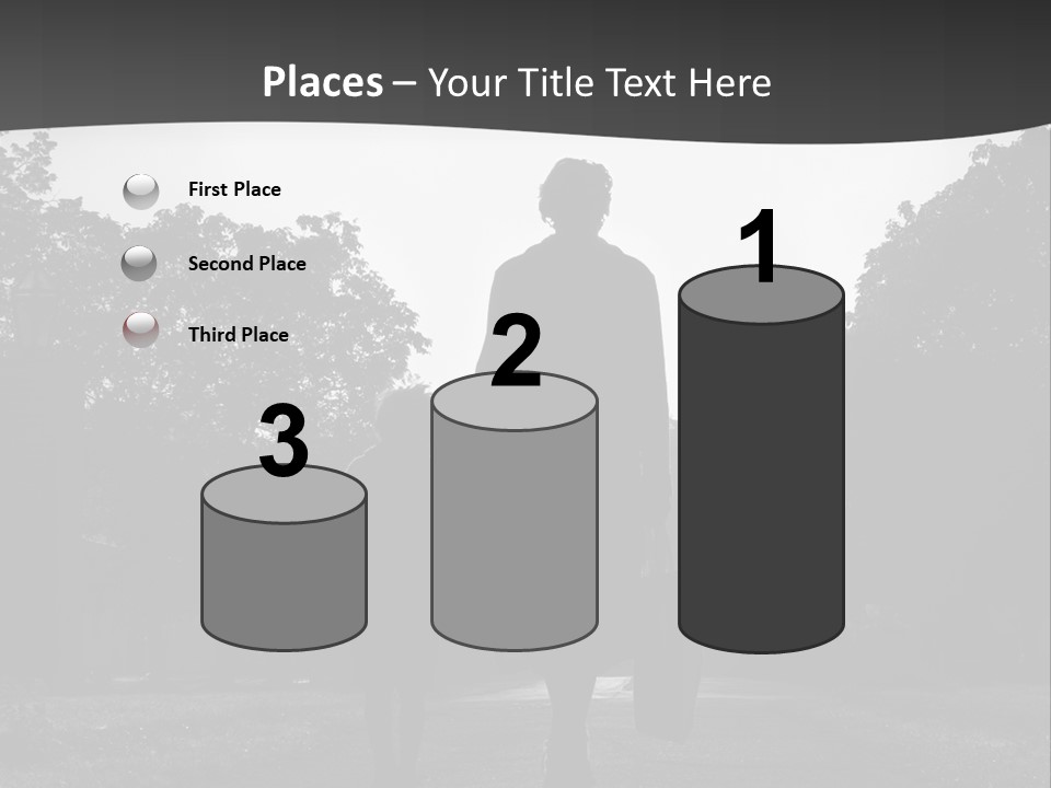 Two Fall Mother PowerPoint Template