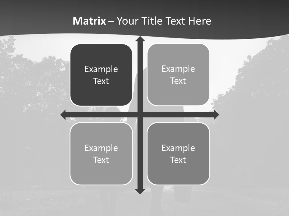 Two Fall Mother PowerPoint Template