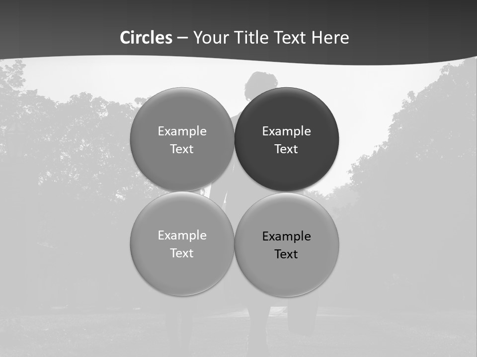 Two Fall Mother PowerPoint Template