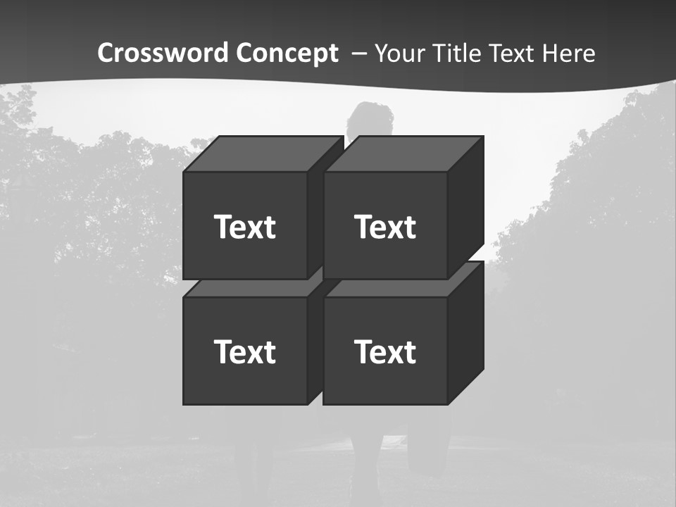 Two Fall Mother PowerPoint Template