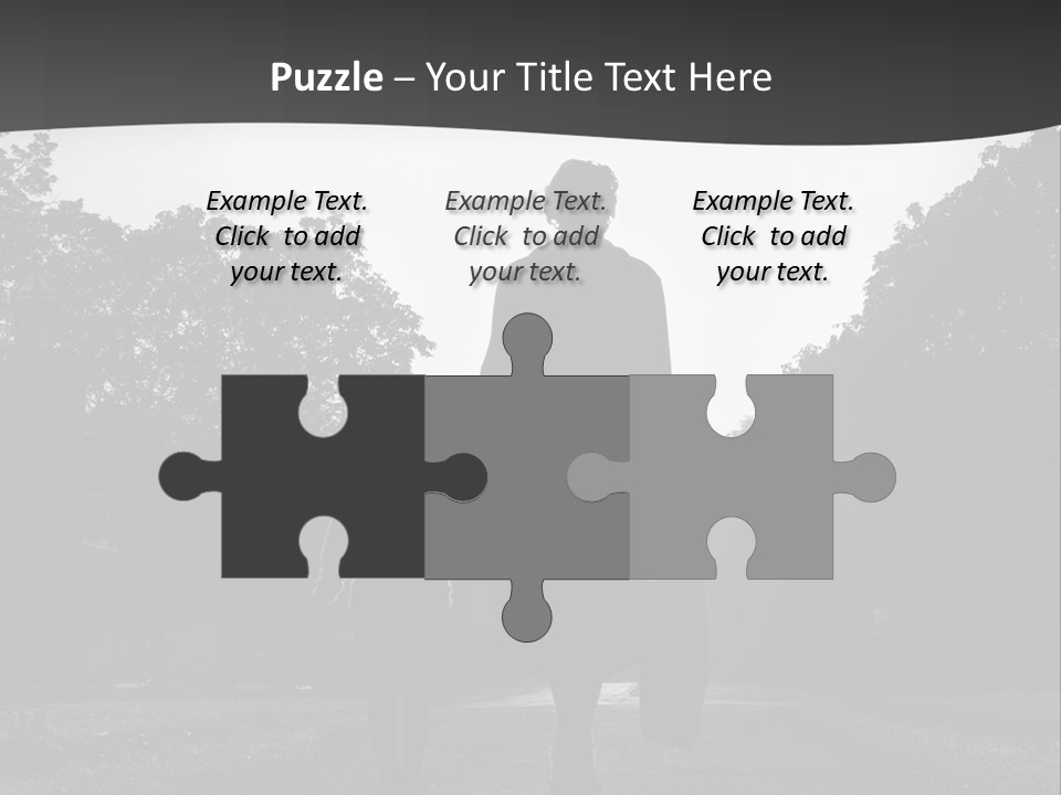 Two Fall Mother PowerPoint Template