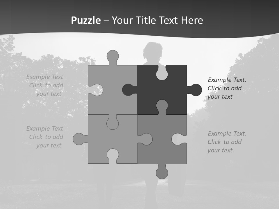 Two Fall Mother PowerPoint Template