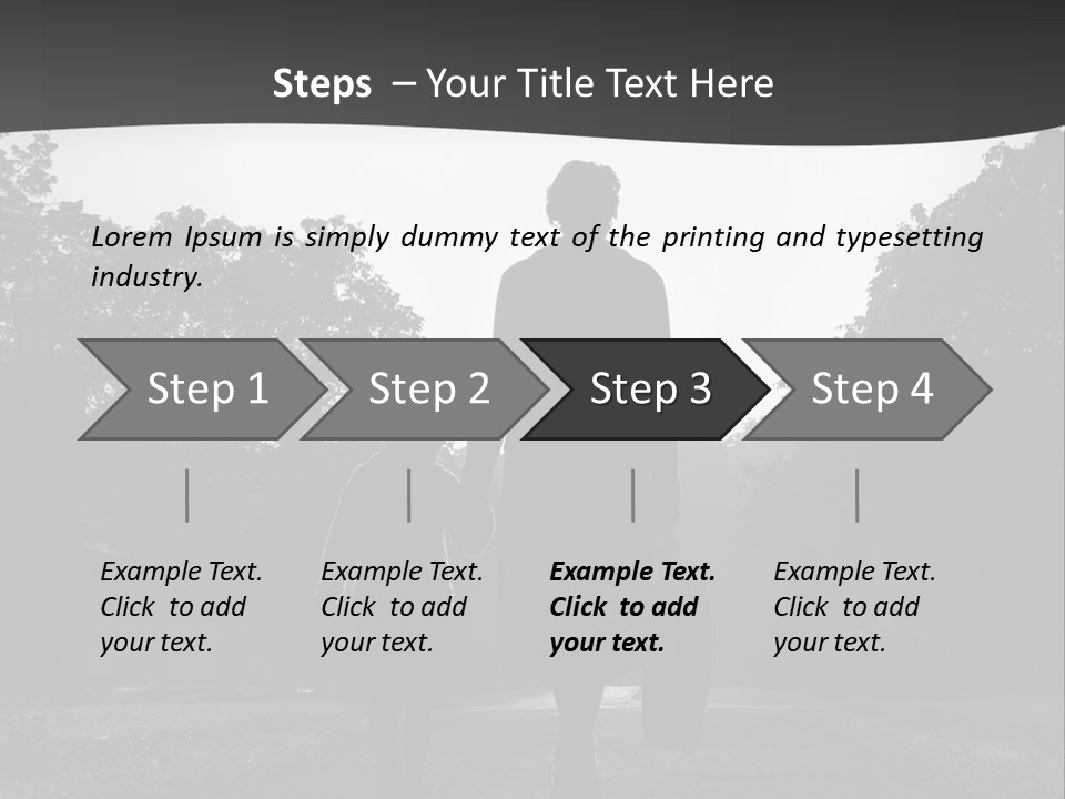 Two Fall Mother PowerPoint Template