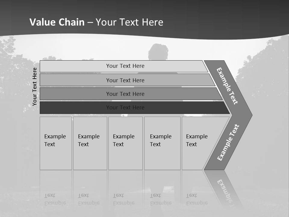 Two Fall Mother PowerPoint Template