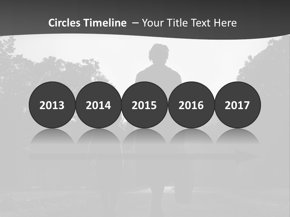 Two Fall Mother PowerPoint Template