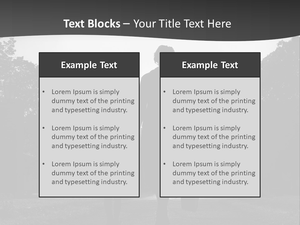 Two Fall Mother PowerPoint Template