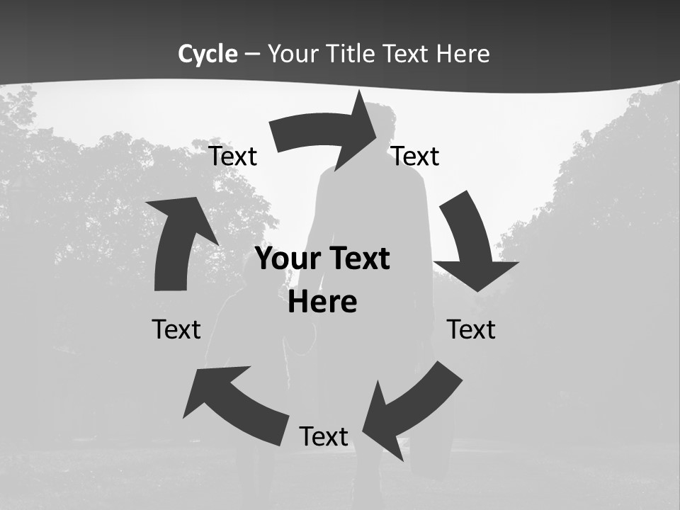 Two Fall Mother PowerPoint Template