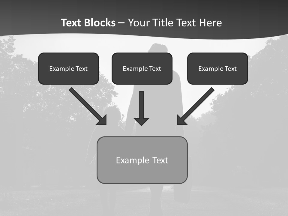 Two Fall Mother PowerPoint Template