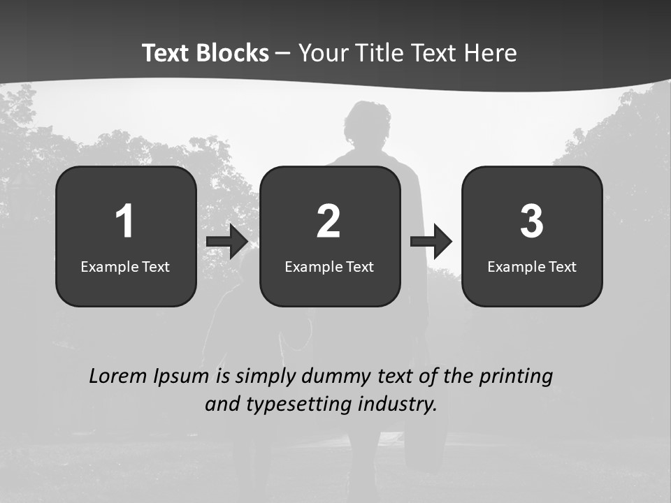 Two Fall Mother PowerPoint Template