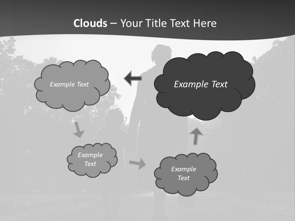 Two Fall Mother PowerPoint Template