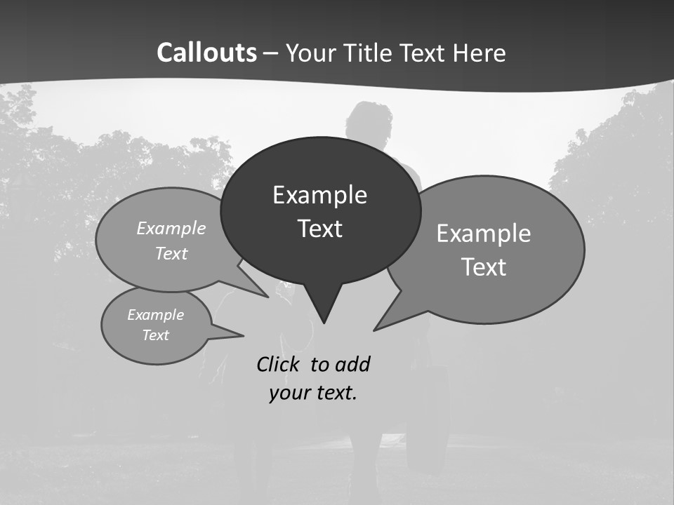 Two Fall Mother PowerPoint Template