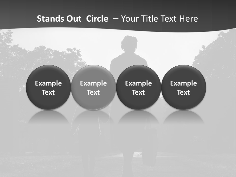 Two Fall Mother PowerPoint Template