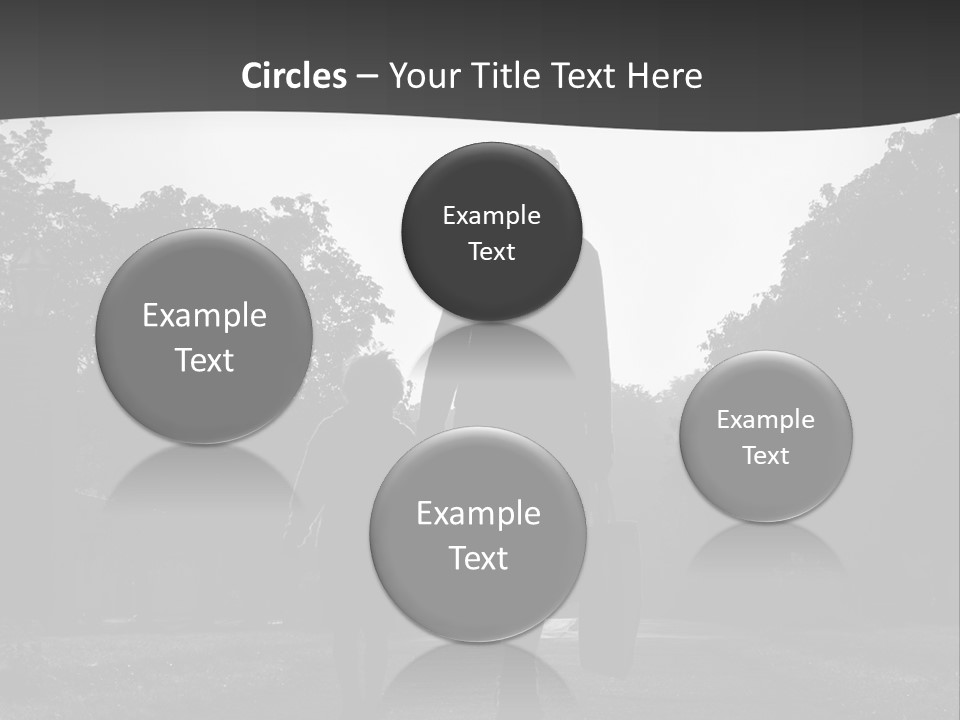 Two Fall Mother PowerPoint Template