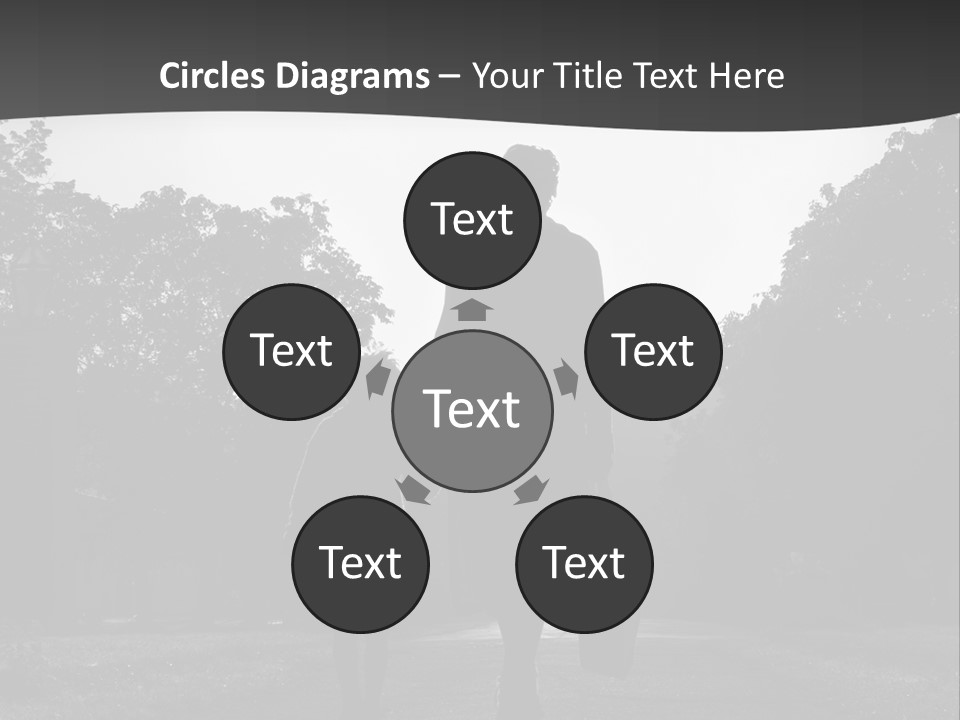 Two Fall Mother PowerPoint Template