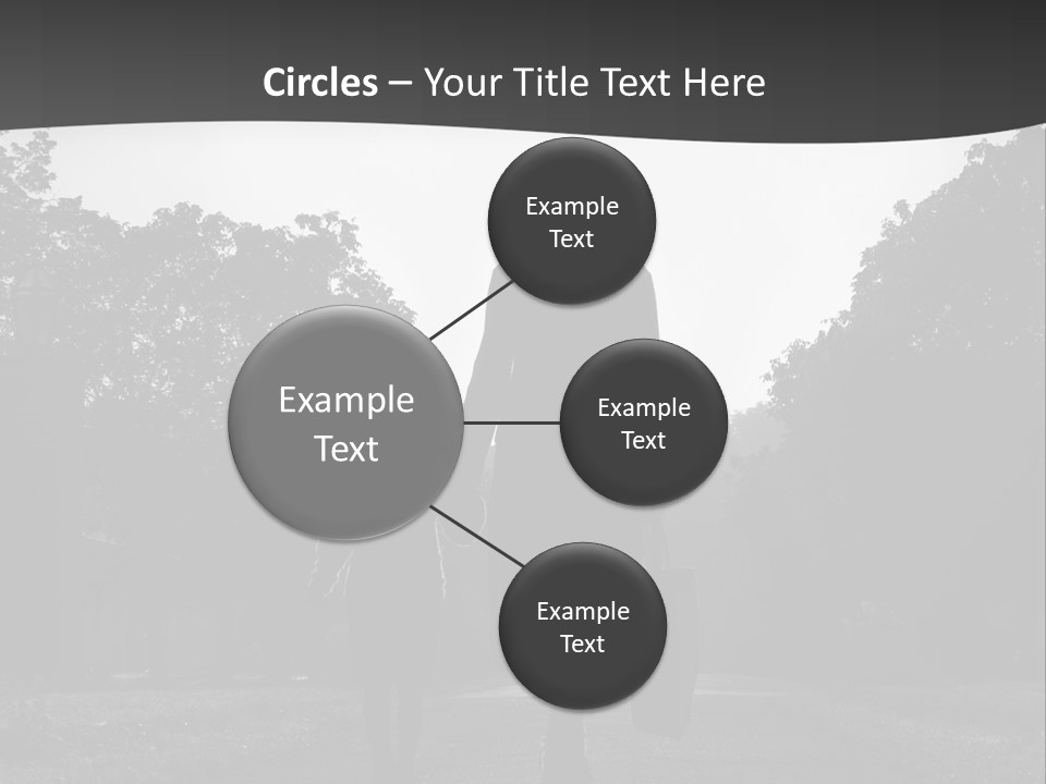 Two Fall Mother PowerPoint Template