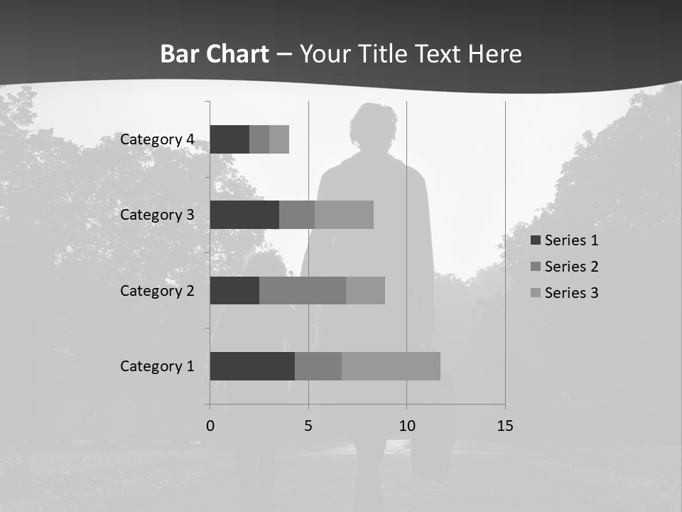 Two Fall Mother PowerPoint Template