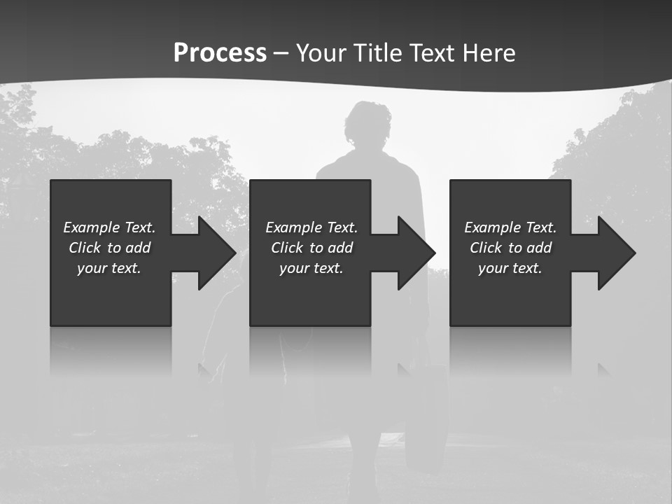 Two Fall Mother PowerPoint Template