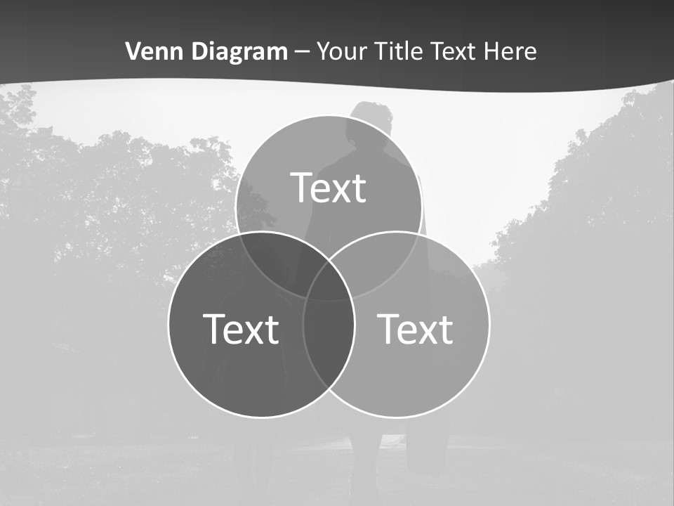 Two Fall Mother PowerPoint Template