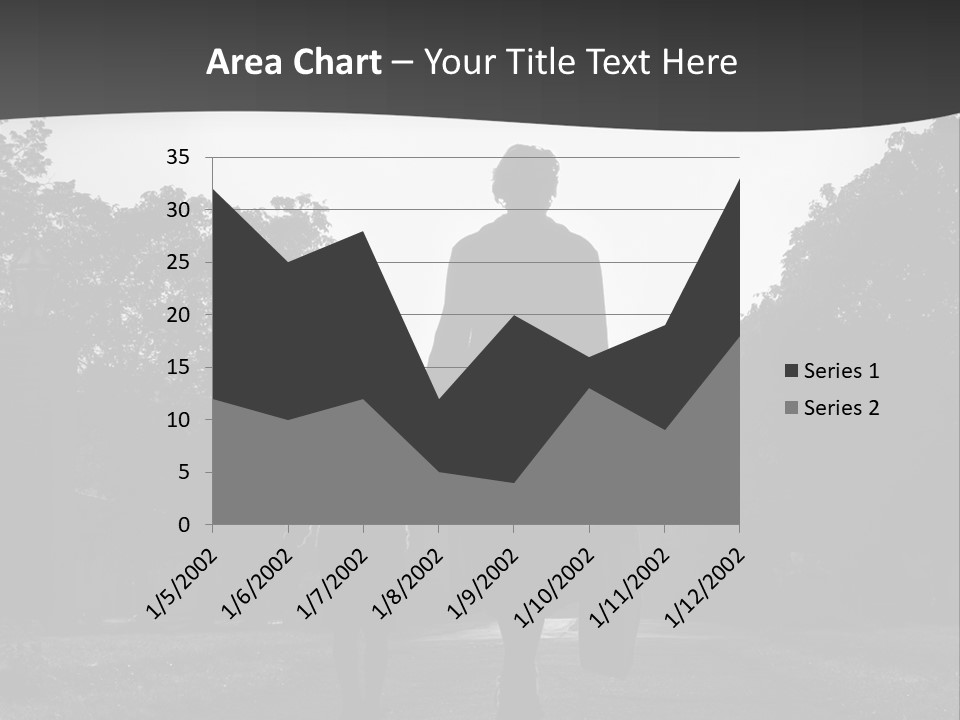 Two Fall Mother PowerPoint Template