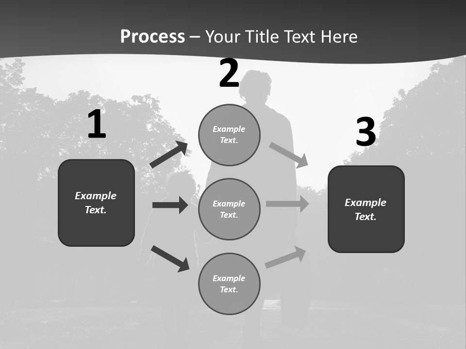 Two Fall Mother PowerPoint Template