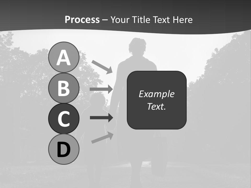 Two Fall Mother PowerPoint Template