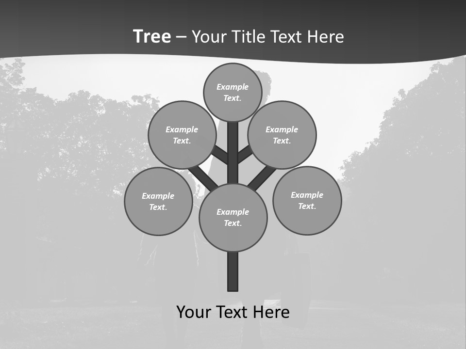 Two Fall Mother PowerPoint Template