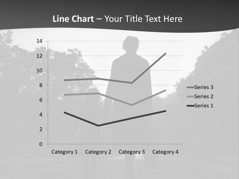 Two Fall Mother PowerPoint Template