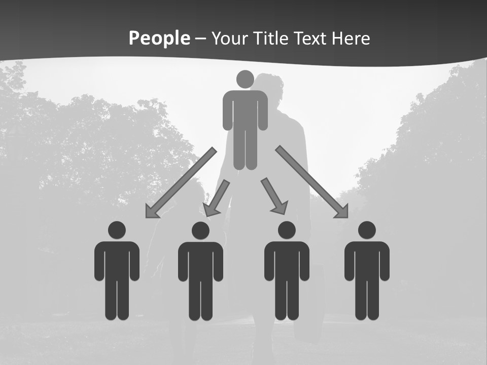 Two Fall Mother PowerPoint Template