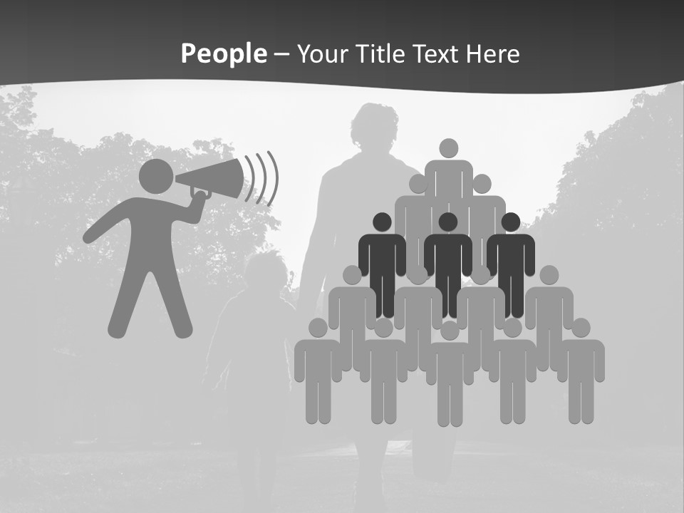 Two Fall Mother PowerPoint Template