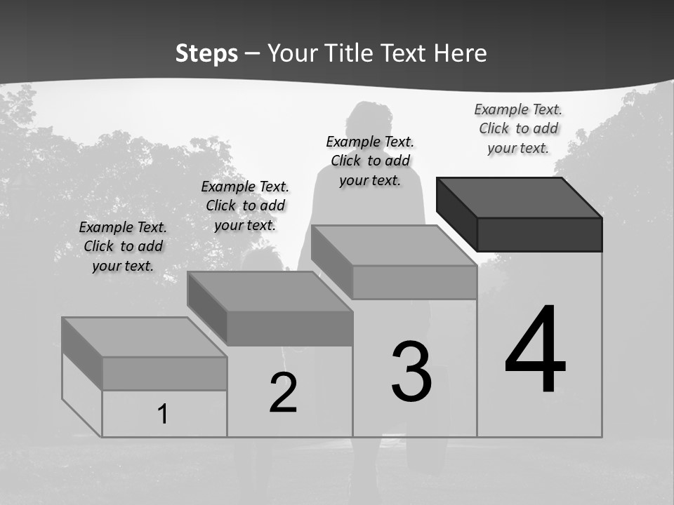 Two Fall Mother PowerPoint Template
