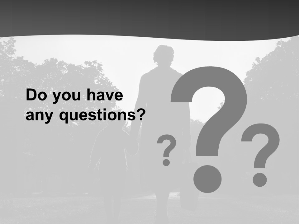 Two Fall Mother PowerPoint Template