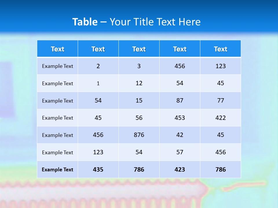 Balance Sheet Temperature Thermography PowerPoint Template