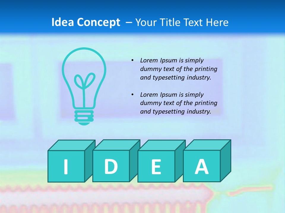 Balance Sheet Temperature Thermography PowerPoint Template