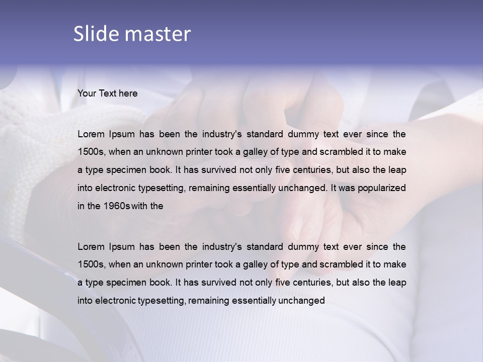 Loneliness Old Specialized PowerPoint Template