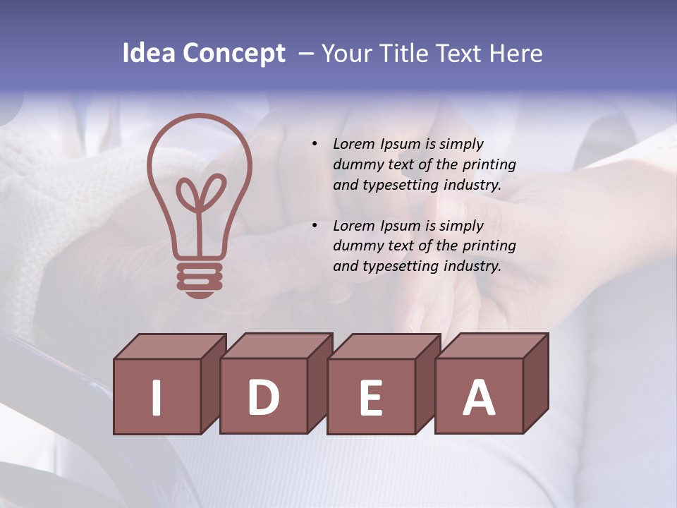 Loneliness Old Specialized PowerPoint Template