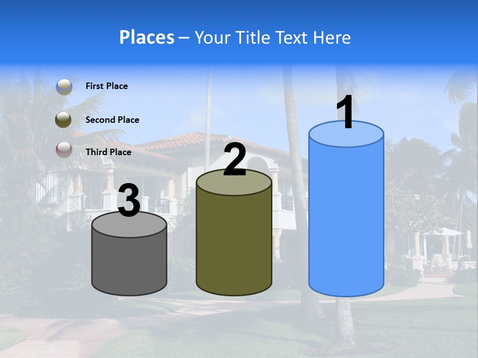 Trees Palm Plus PowerPoint Template