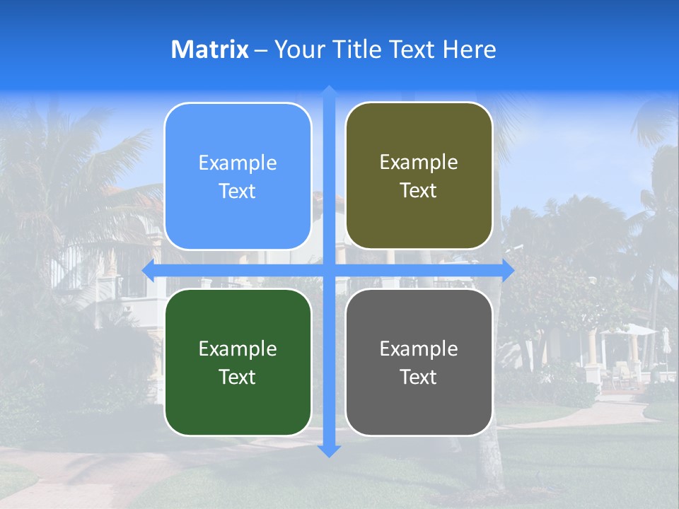 Trees Palm Plus PowerPoint Template