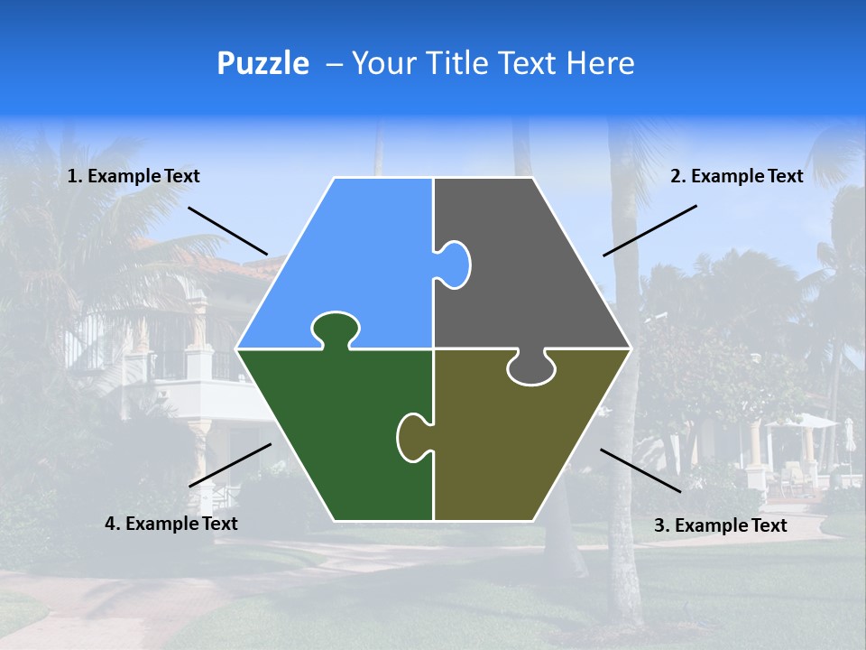 Trees Palm Plus PowerPoint Template